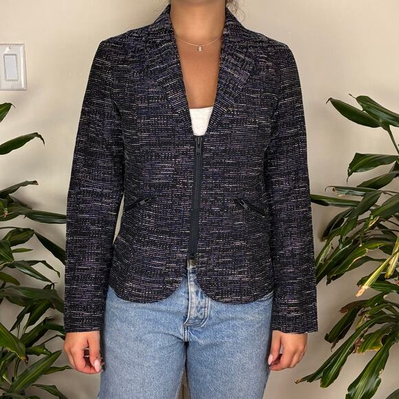 Cabi Tweed Zip Up Blazer - Picture 1 of 4